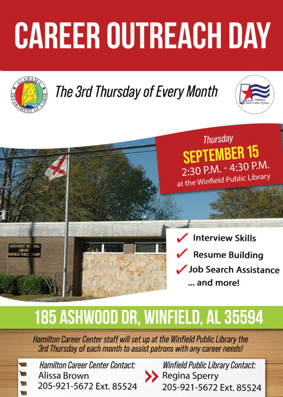 The Hamilton Career Center is Partnering with the Winfield Public