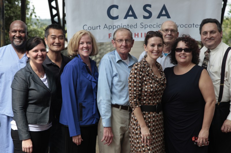 CASA Board Members -  (L-R) Derek Ricks, Andrea Holt, Steven Suh, Jan Ingle, Cletus Tidwell, JoHelene Patrick, Cameron Kay, Kim Gosney, Tom Magazzu