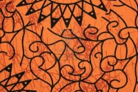 orange and black