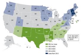 teen births nationally