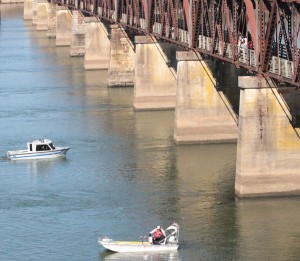 dragging river