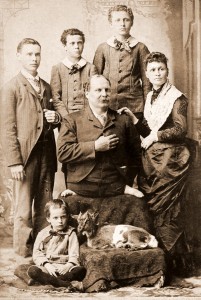 Eli Bowen and his family