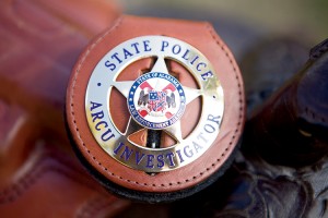 Detail of badge. Agriculture Rural Crime Unit