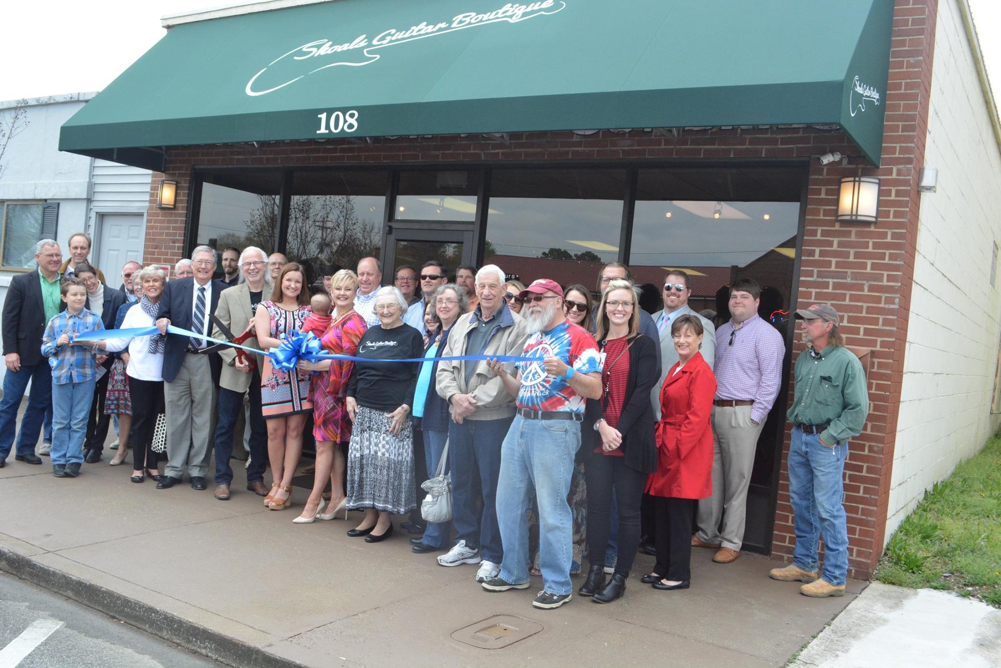 Shoals Guitar Boutique Grand Opening And Ribbon Cutting Quad