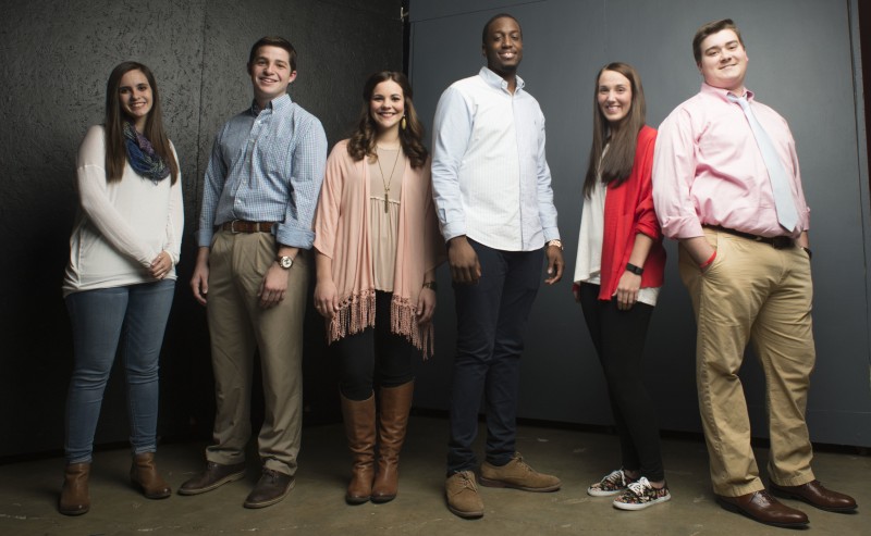 : Makin' Music Hosts ( l to r ) - Madison Jobe, Brett Simpson, Meredith Goodman, Patrick Spears, Anna Farley and Charlie Stoltz