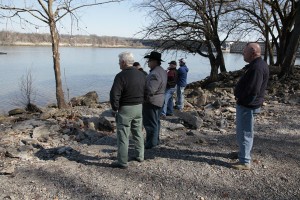Colbert County Sheriff Frank Williamson and Lauderdale County Sheriff Rick Singleton at recovery scene