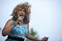  Tina Turner impersonator Dorothy Cole performs during the Concerts by the River series at Rhodes Ferry Park Monday, June 13, 2011.