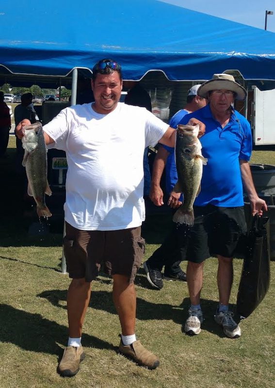 Joshua Francis and Randy Bunt with the big fish