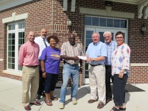 Athens Rotary Club: Athens Rotary Club member Russ Mitchell, Rotary Club member Bill Perkins, ALCA member Carolyn Williams, ALCA president Edward Gilbert, Bill Ward (Rotary President), ALCA member Richard Martin, and Rotary Club member Amy Golden.
