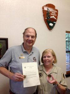 Volunteers Mark and Marge Hoecker