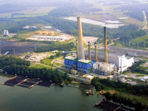 Colbert Plant, TVA Coal Gasification Plant on the South side of the Tennessee River in Colbert Co. Photo Mercier ARCHIVED PHOTO