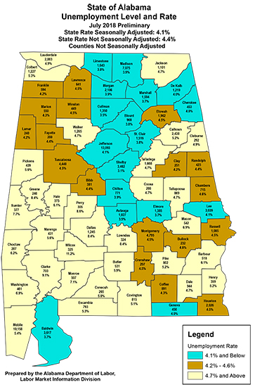 Alabama Breaks Employment Record