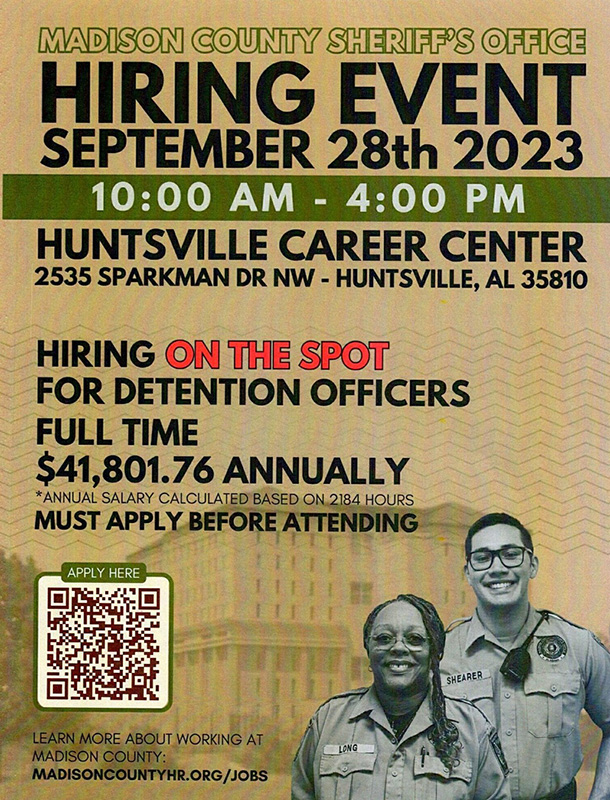 The Huntsville Career Center to Host Job Fair for the Madison County